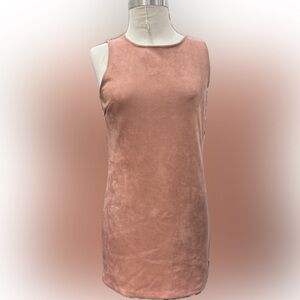 Forever 21 Faux Suede Mini Dress- size Small